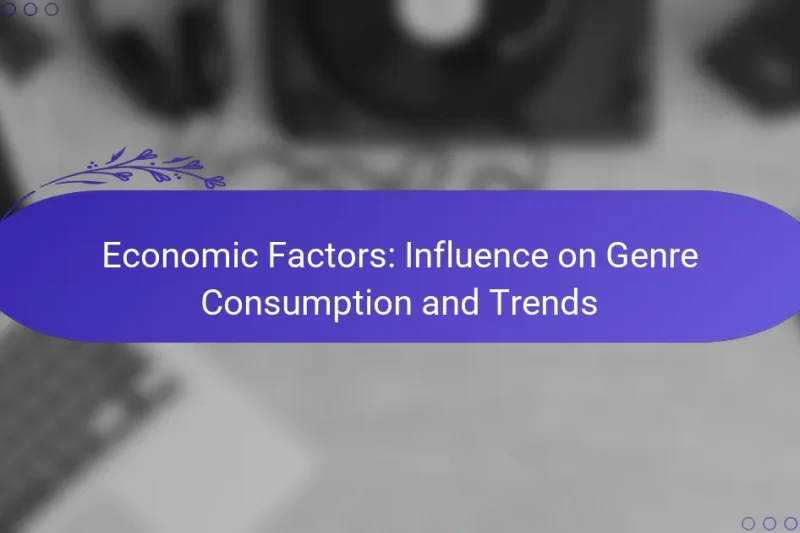 Economic Factors: Influence on Genre Consumption and Trends