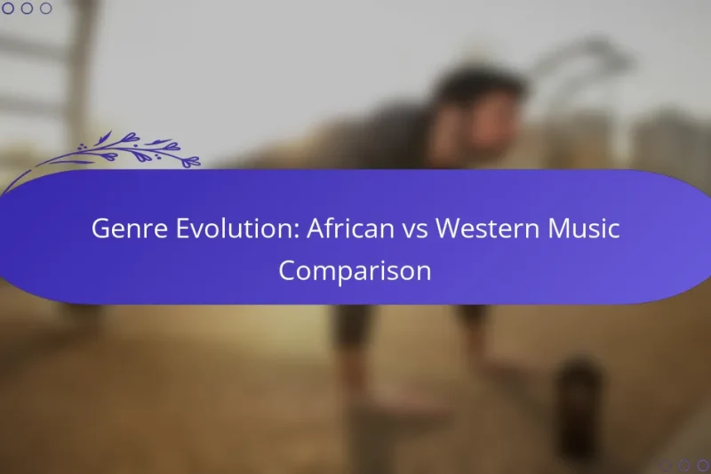 Genre Evolution: African vs Western Music Comparison