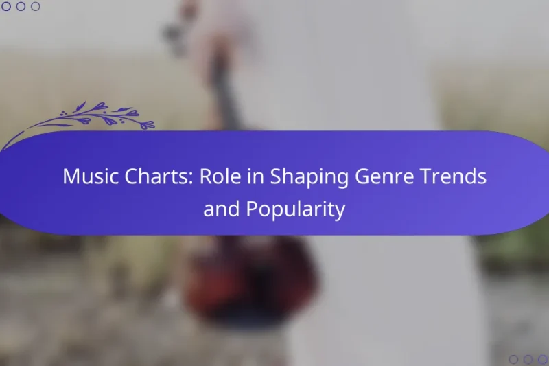 Music Charts: Role in Shaping Genre Trends and Popularity